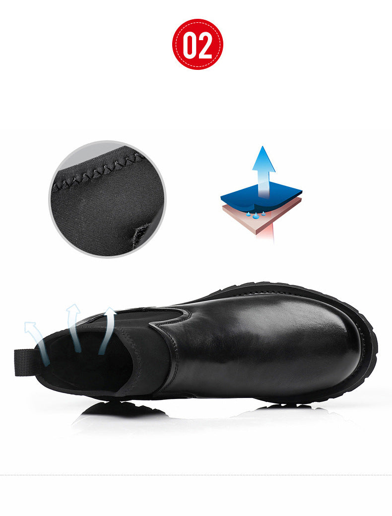 Men Elevated Boots black