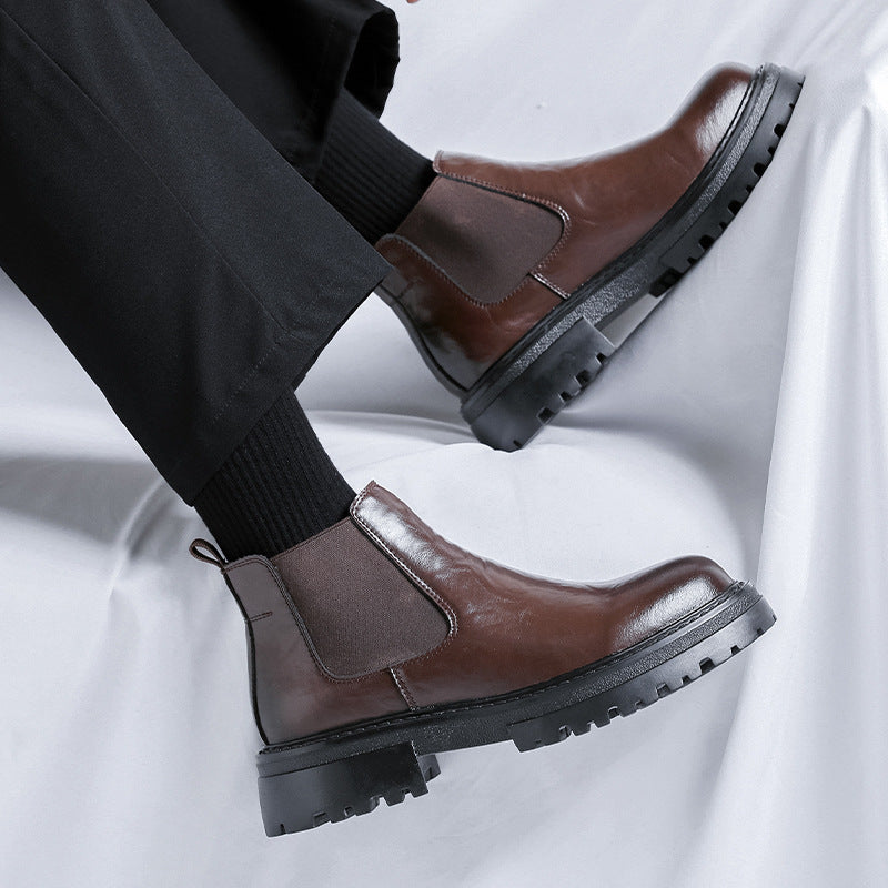 Men Elevated Boots brown