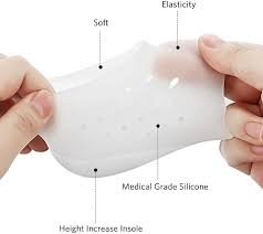 Height Increase Silicone Insoles Pads